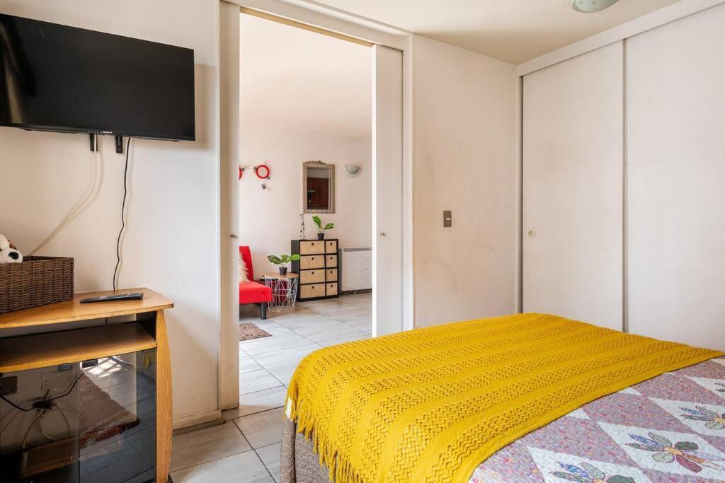 Apartamento Encantador Departamento Amoblado En Santiago